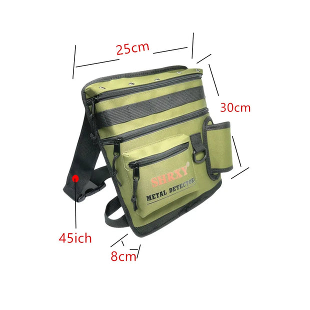 Metal Detector Pouch Bag Digger Waist Pack